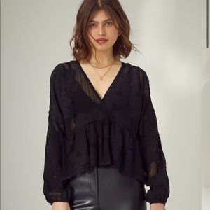 Wilfred peplum blouse